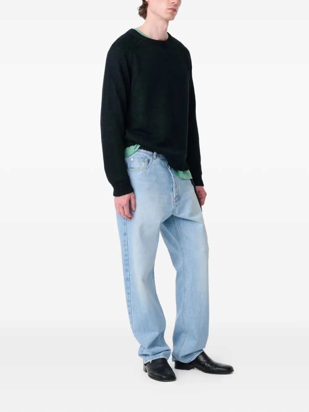  Studio Nicholson Pull Coste - Noir 