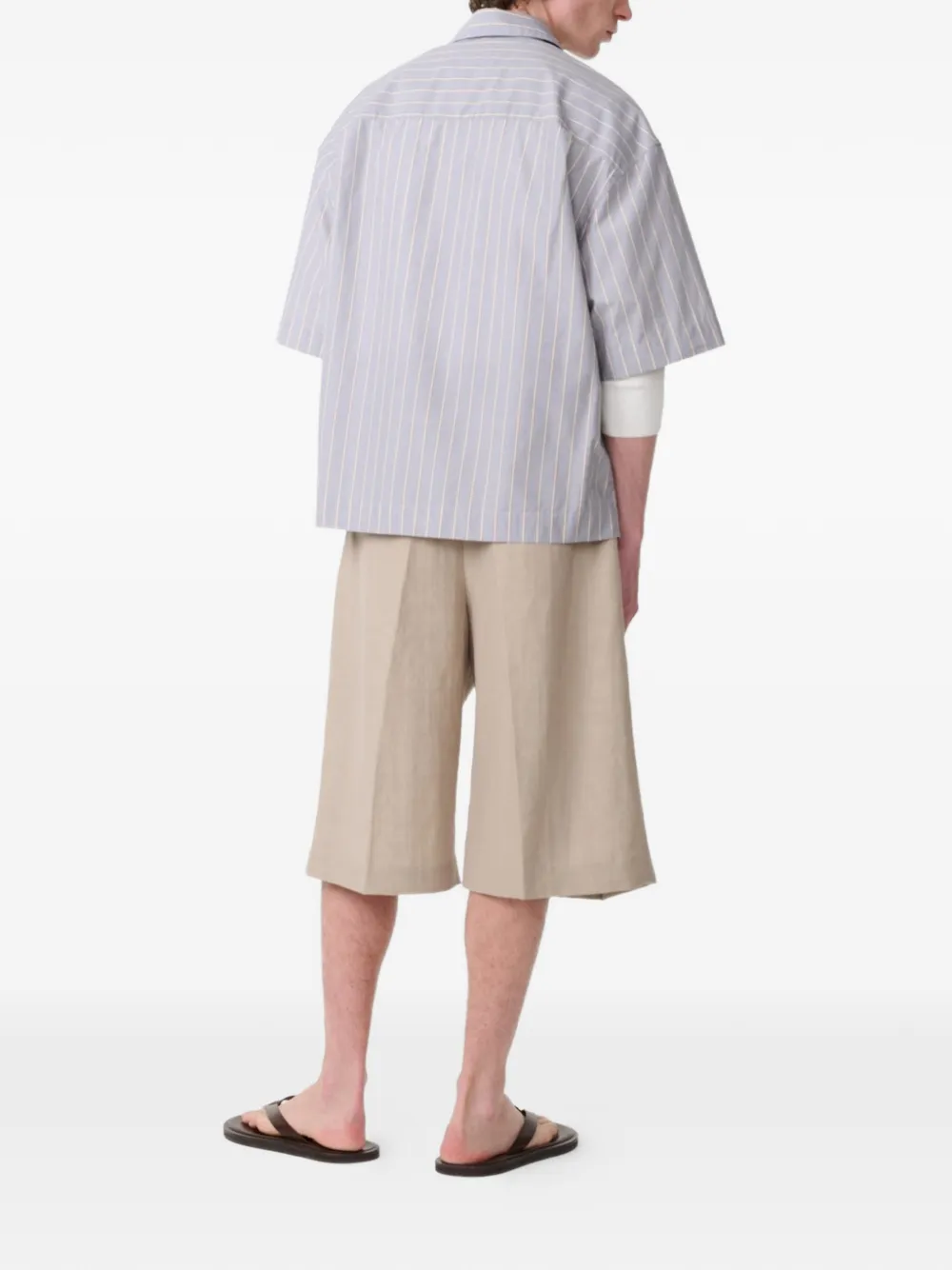 Studio Nicholson Fowold shorts Beige