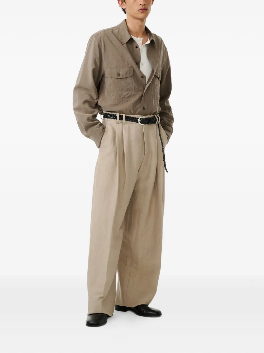 Studio Nicholson Line broek Beige