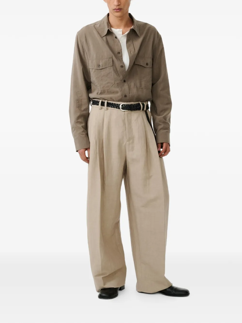 Studio Nicholson Line broek Beige