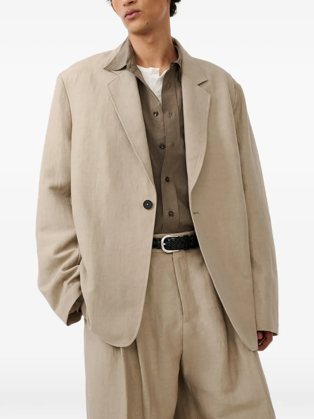  Studio Nicholson Blazer Denison - Neutro 