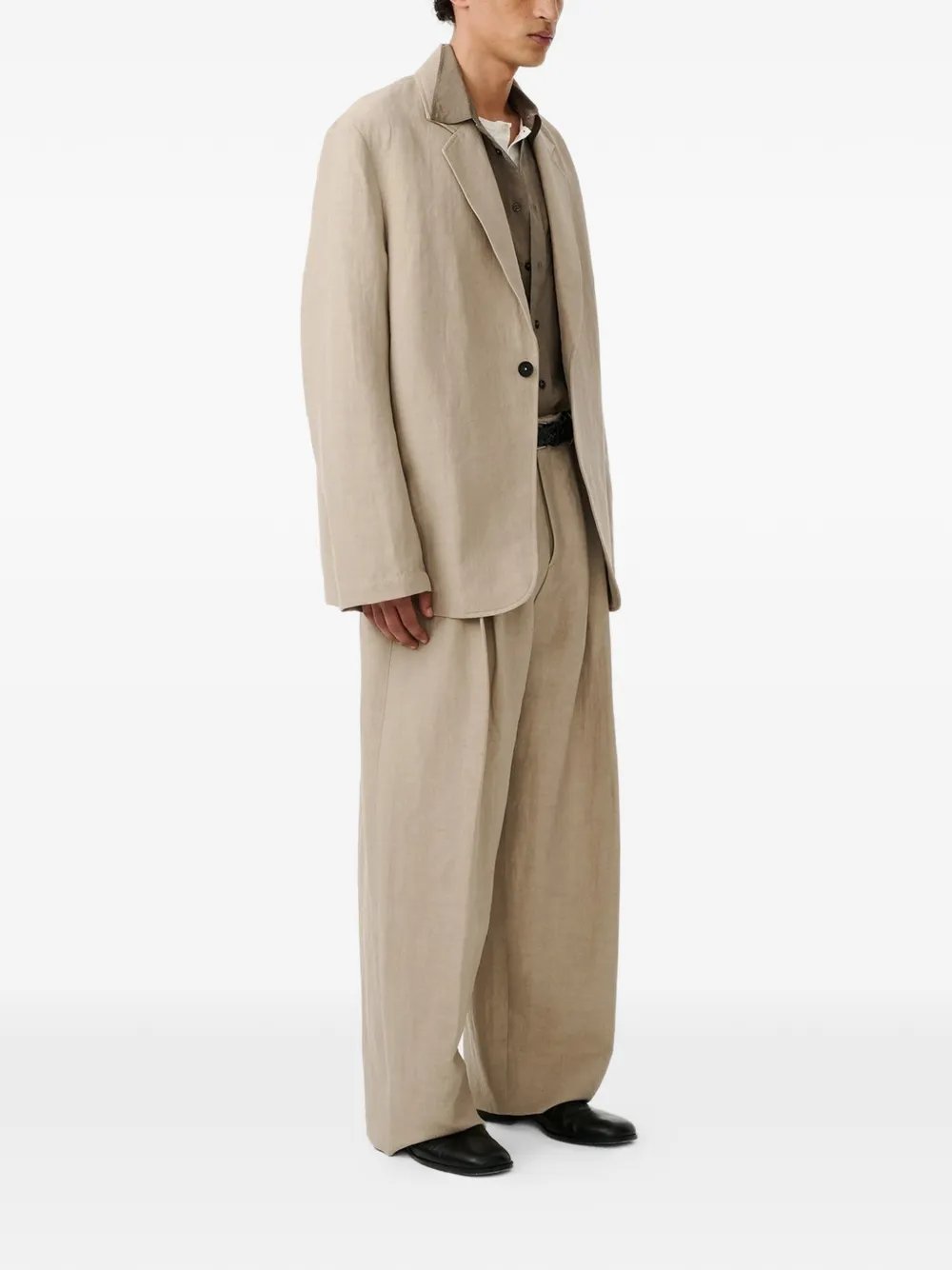 Studio Nicholson Denison blazer Beige