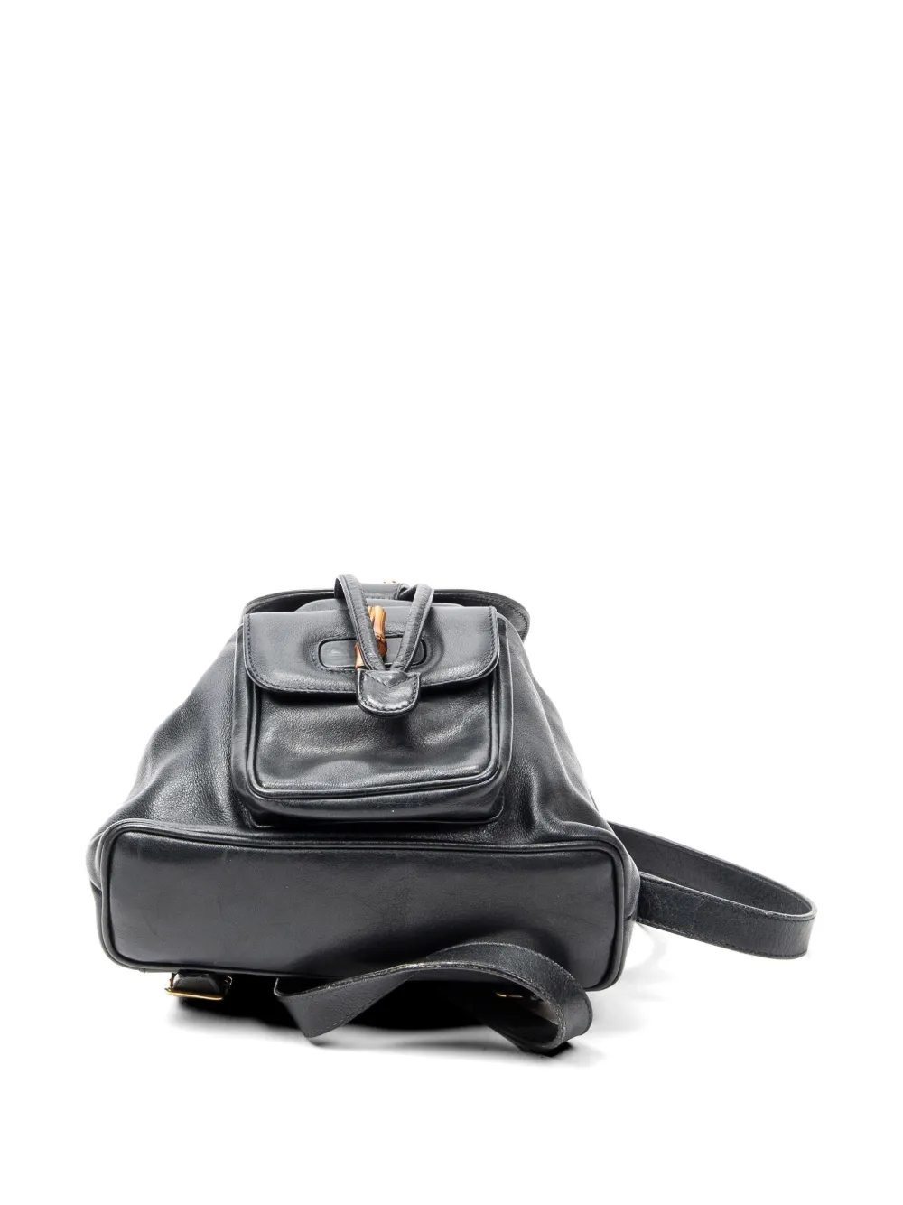  Gucci Pre-owned Zaino Bamboo - Blu 