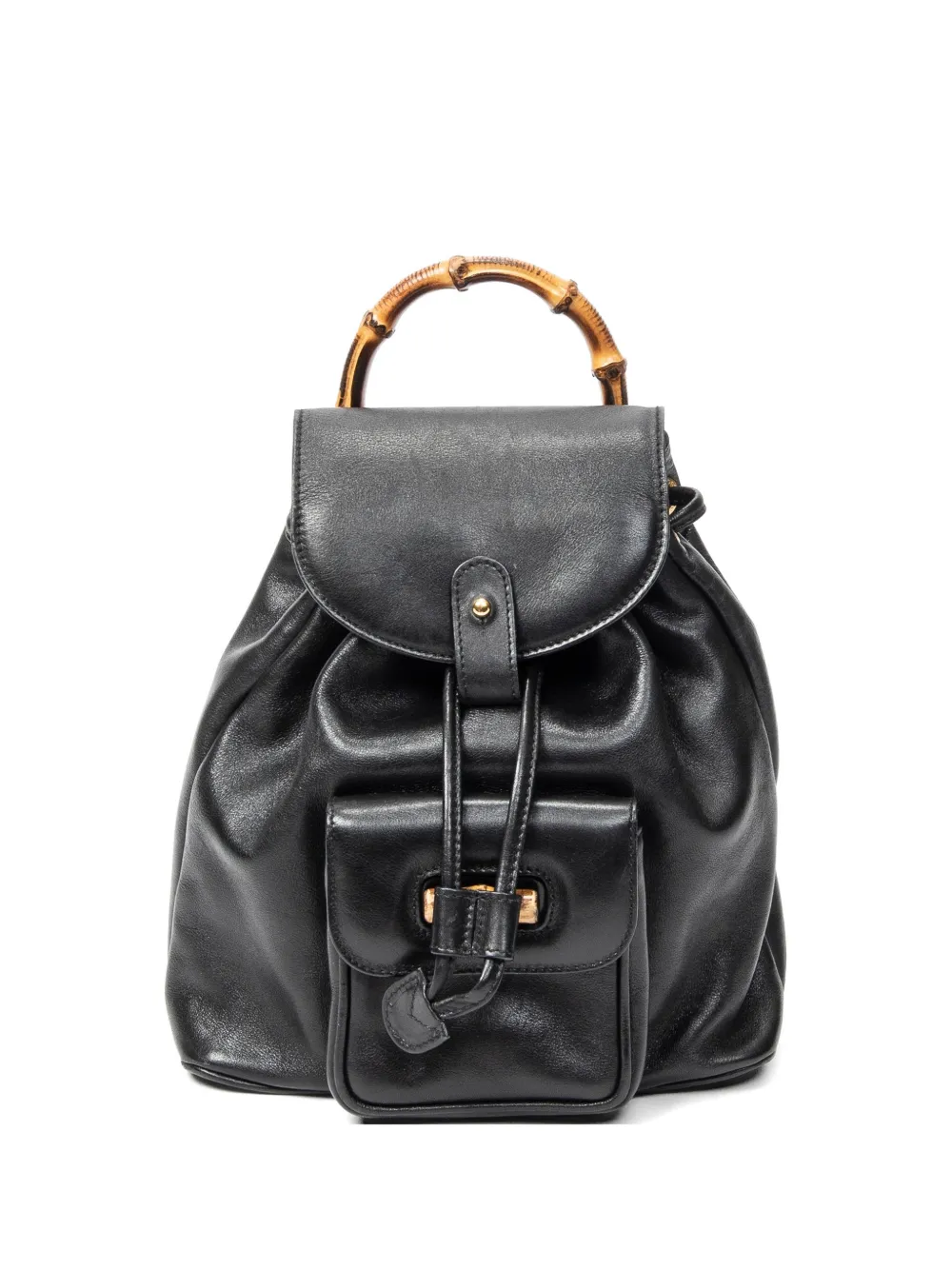 Gucci Pre-Owned mini Bamboo top handle backpack - Nero