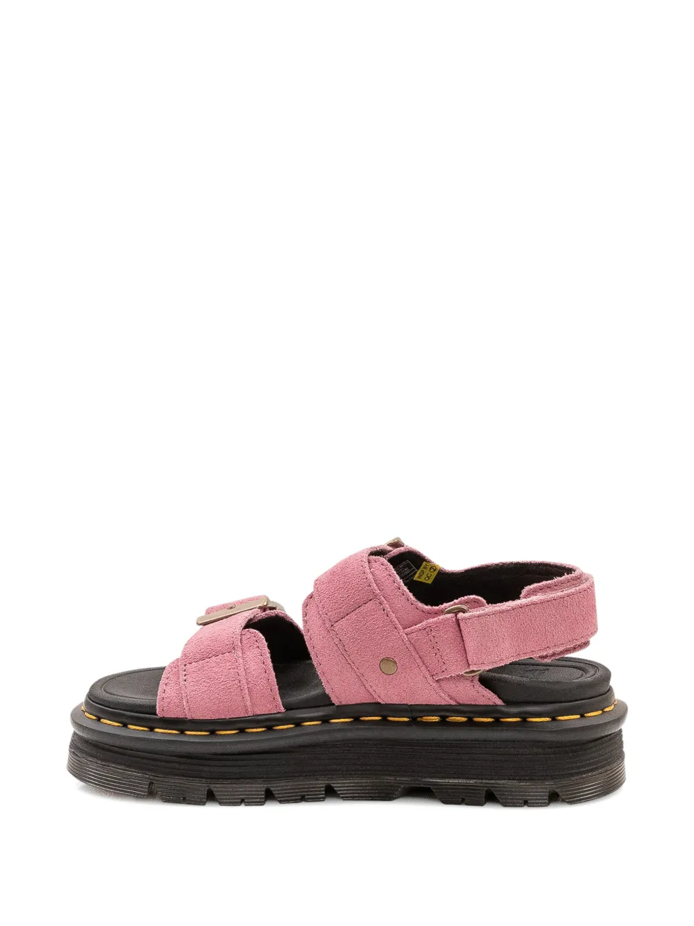 Dr. Martens Zebzag buckle-strap sandals Roze