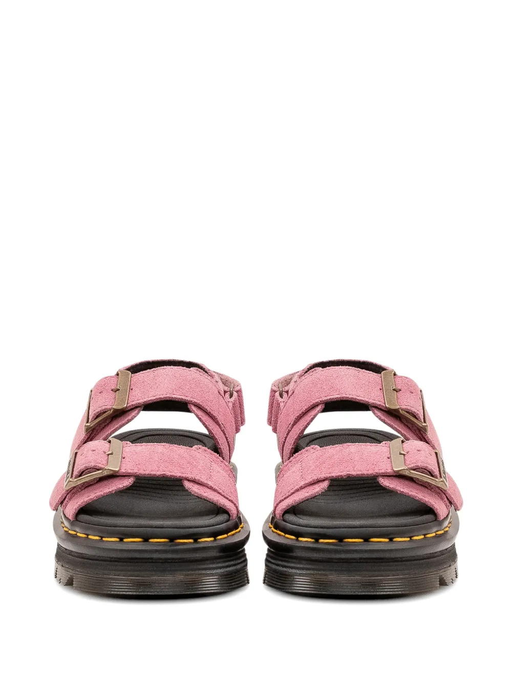 Dr. Martens Zebzag buckle-strap sandals Roze