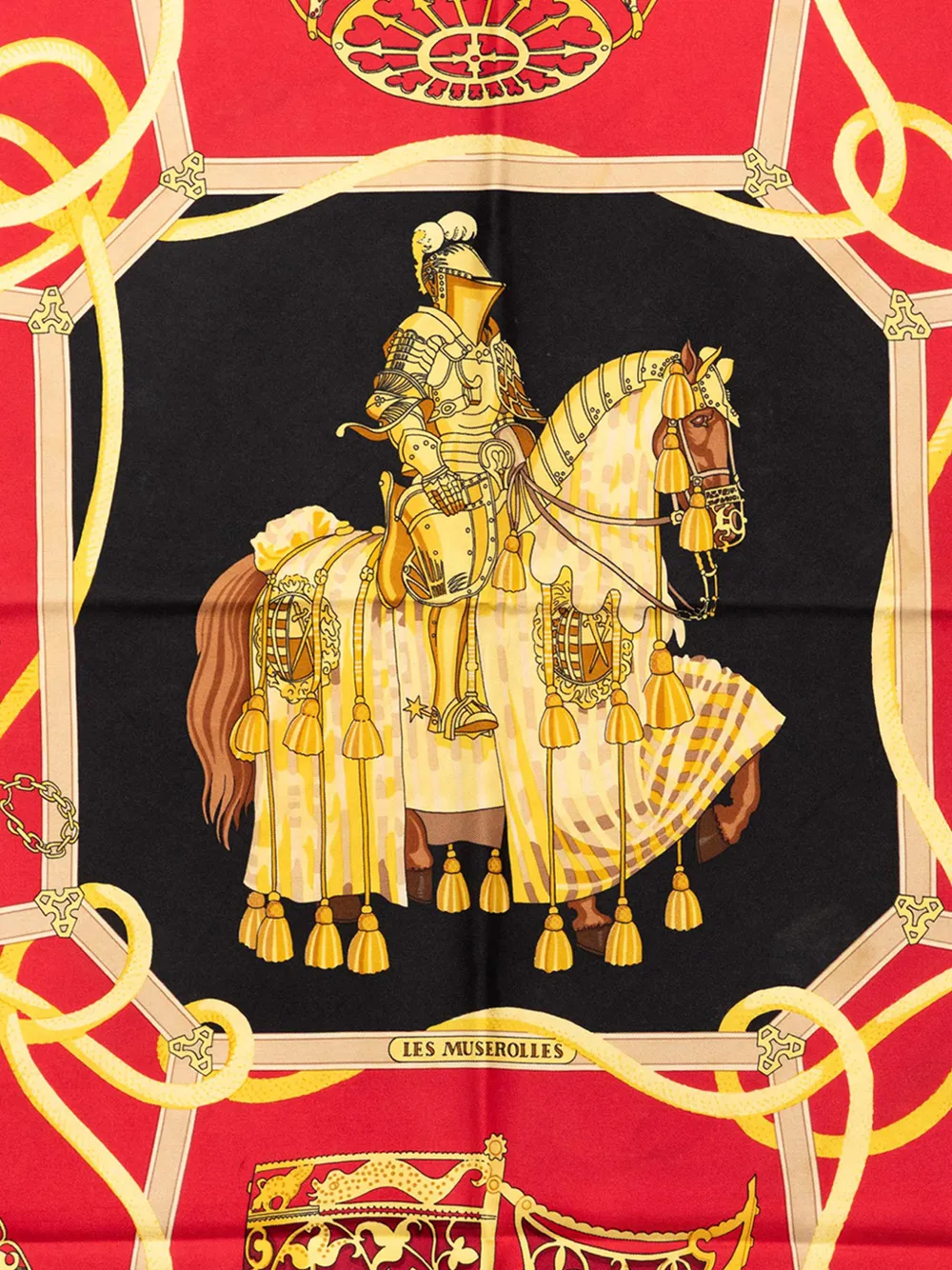 Hermès Pre-Owned 20th Century Les Muserolles 90 シルクスカーフ
