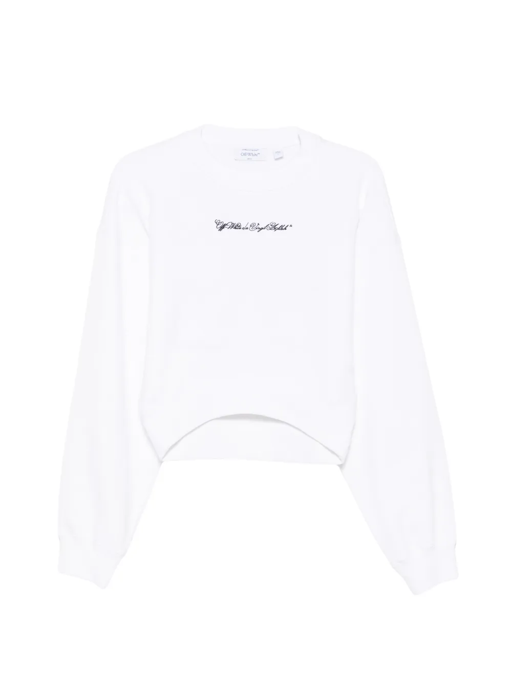 Off-White Arrows-motif cropped sweater - Grey