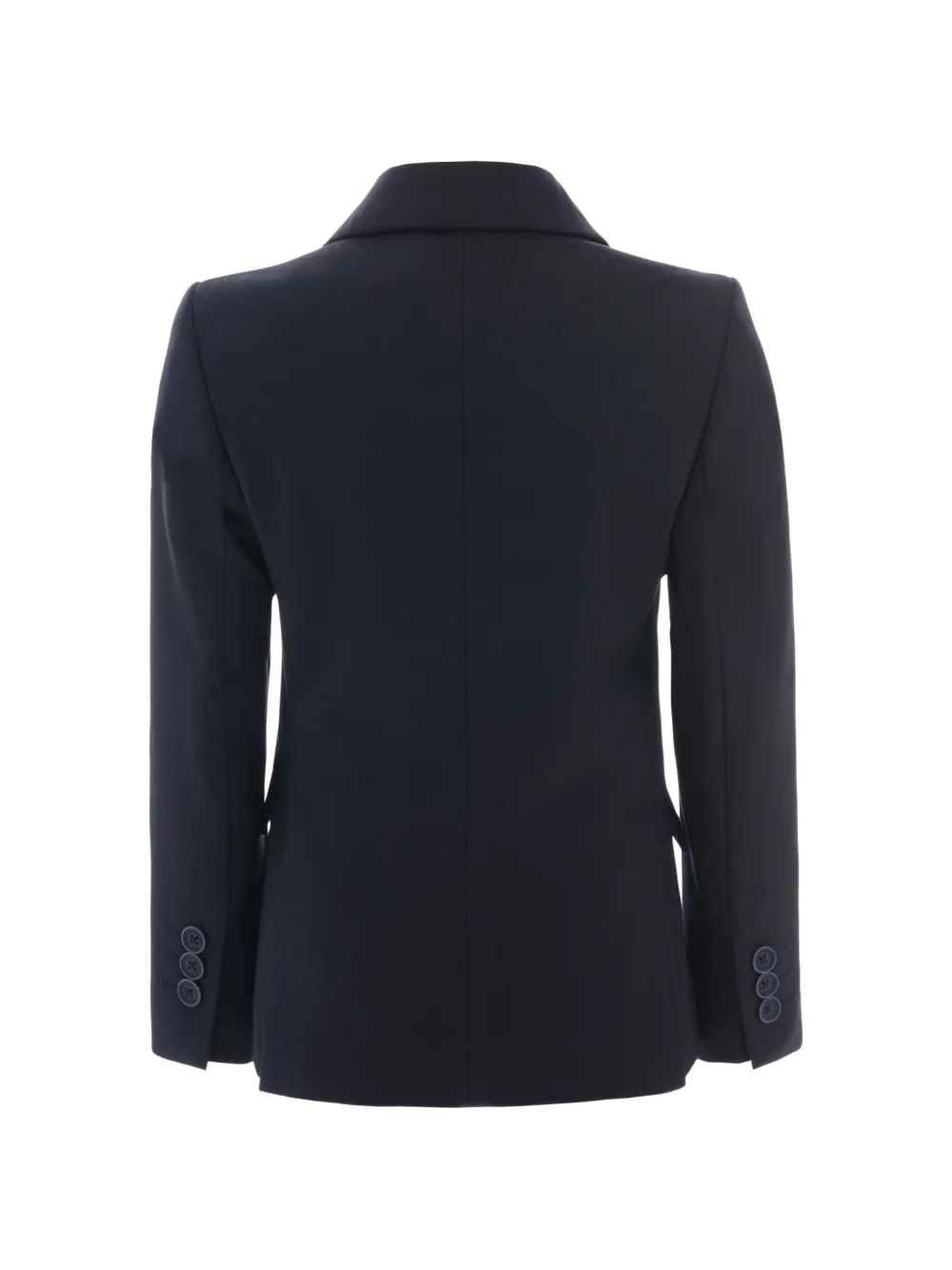 Moustache Twill blazer met puntige revers Blauw
