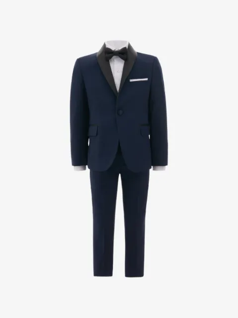 Moustache traje de cuatro piezas con solapas de esmoquin
