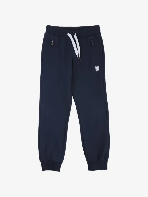 Lanvin Enfant logo-patch cotton track pants