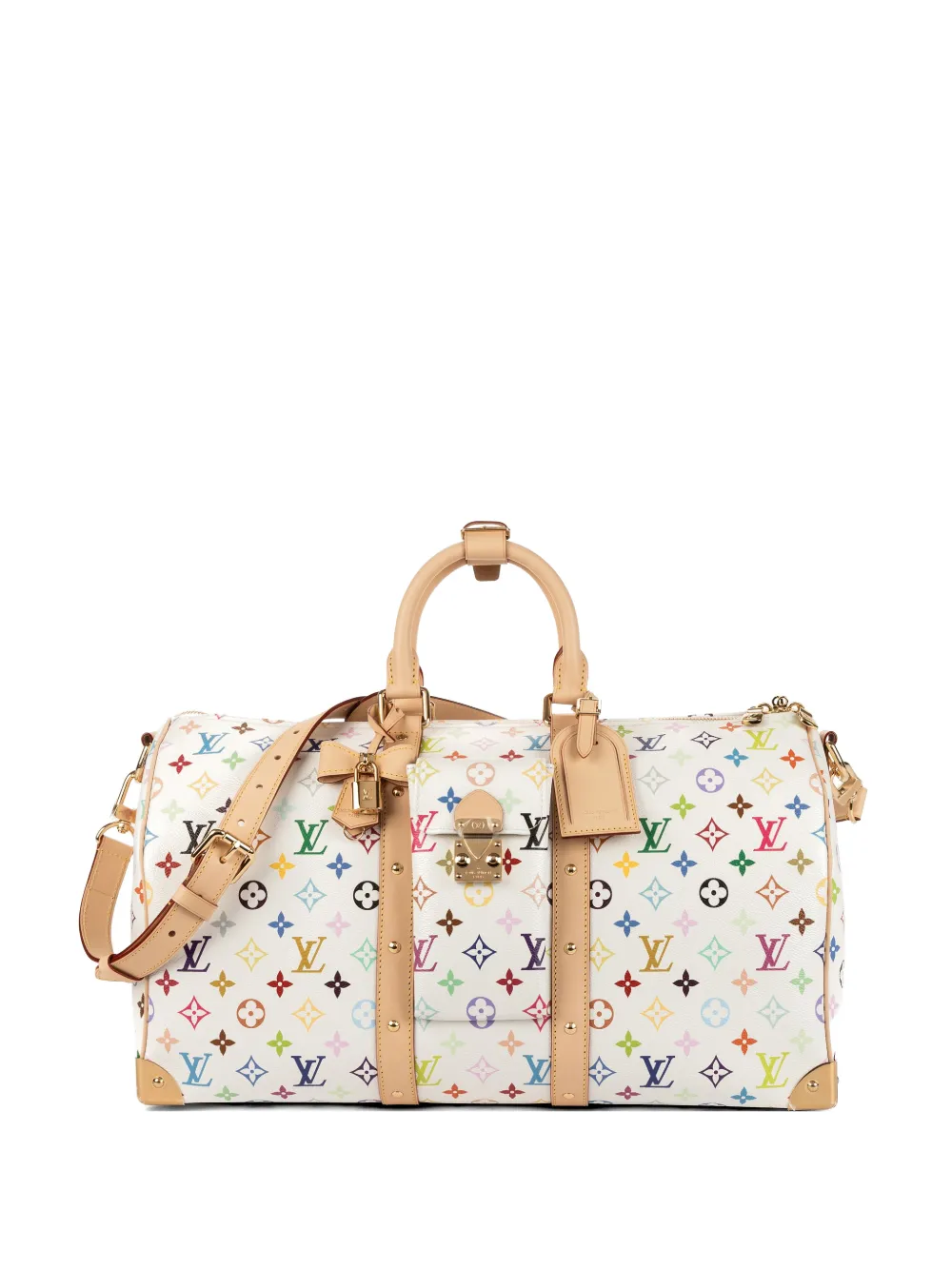 Louis Vuitton Pre-Owned x Takashi Murakami Monogram Multicolore canvas holdall bag - Bianco