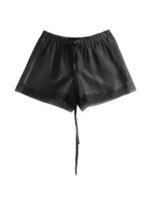 Maison Margiela レイヤード ショートパンツ | ブラック | FARFETCH JP