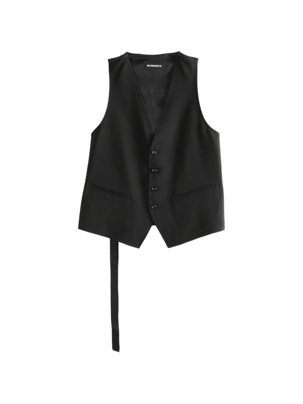 Ann Demeulemeester Juikko buttoned waistcoat - Black