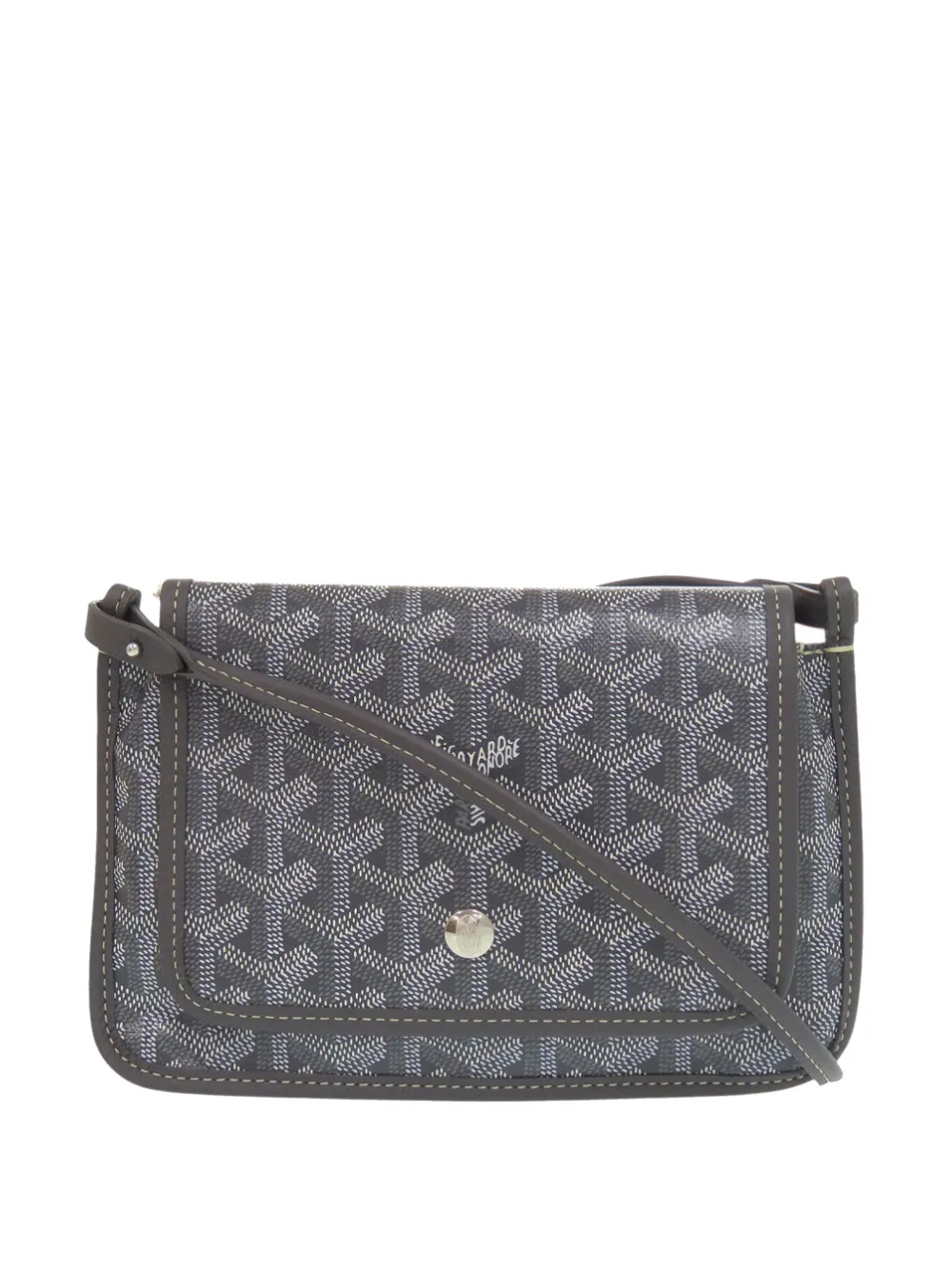Goyard Pre-Owned 2000-2026 Goyardine Plumet Pocket Wallet crossbody bag - Grigio