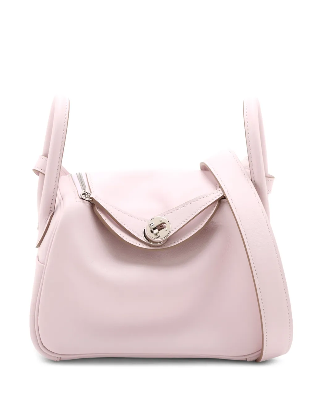 Hermès Pre-Owned 2022 Mini Swift Lindy Verso 20 satchel - Rosa