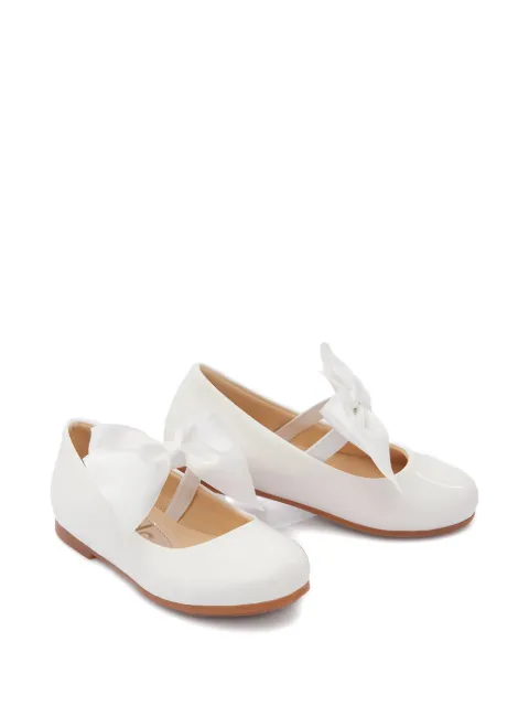 La Perla Kids bow-detail ballet flats