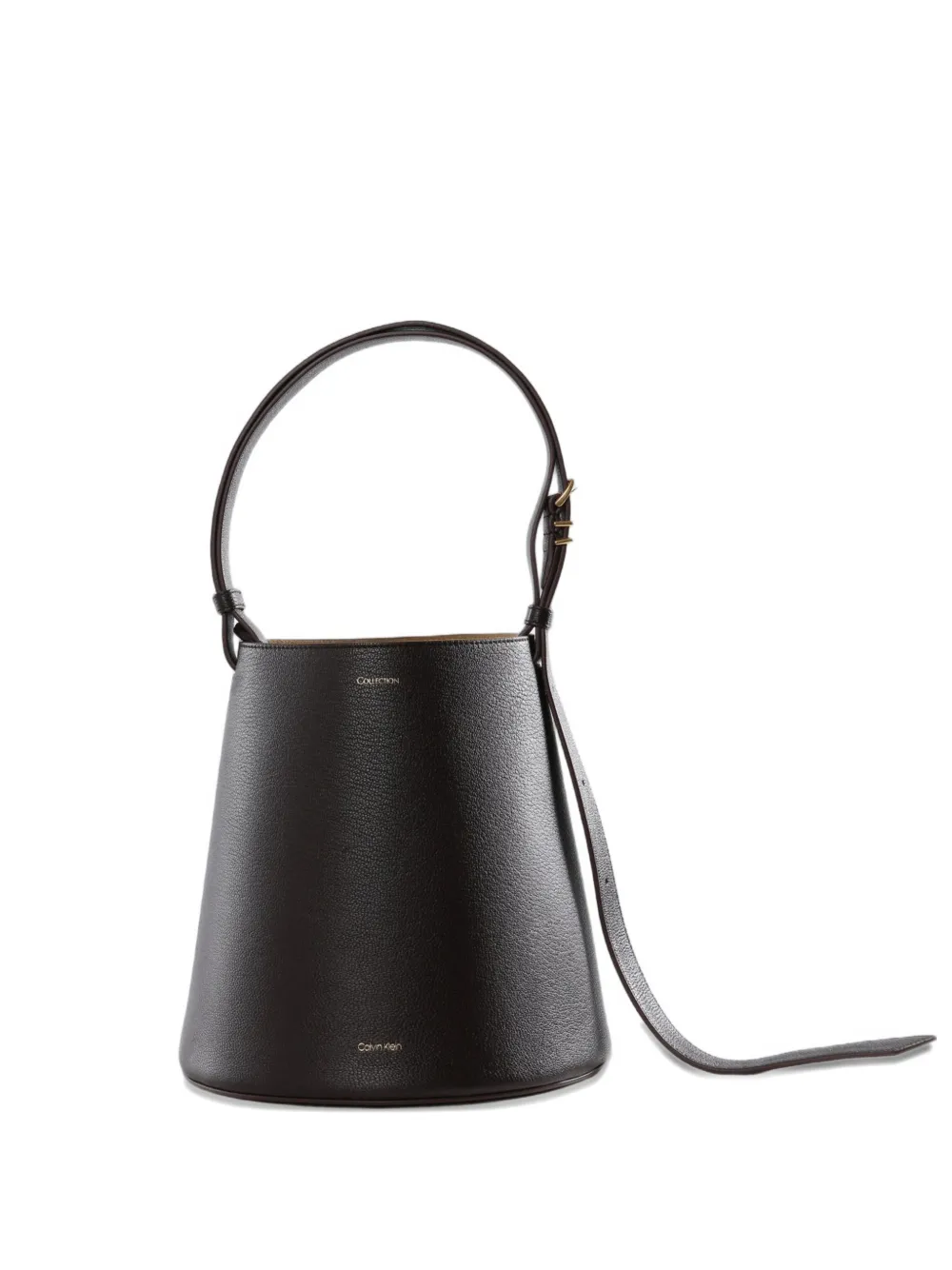 CALVIN KLEIN COLLECTION Orbita bucket bag - Marrone