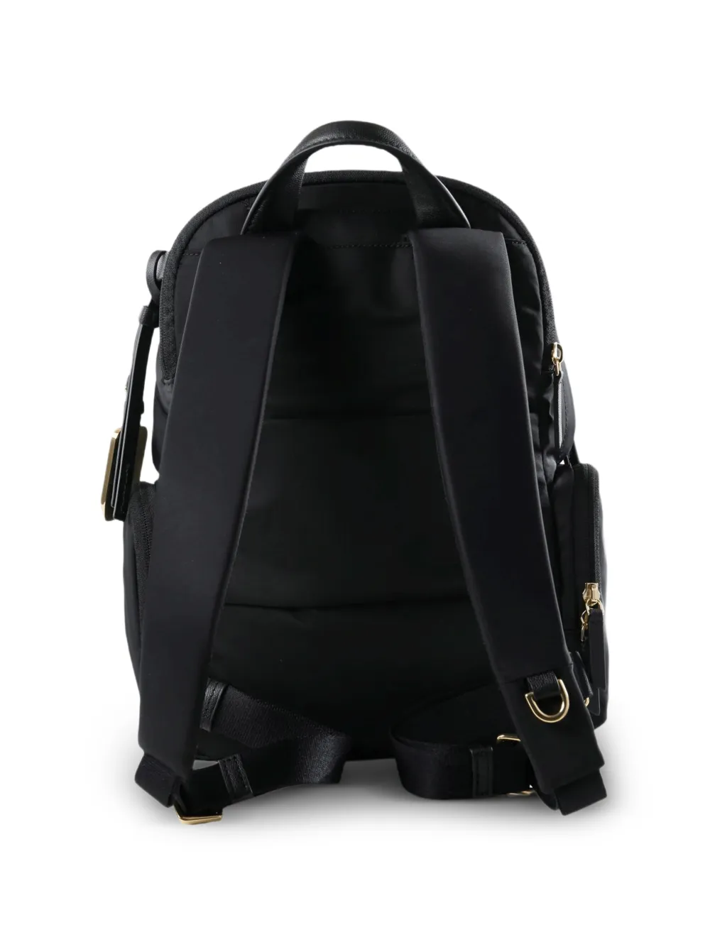Tumi Medium Celina Logo-plaque Zip-pocket Backpack In Black