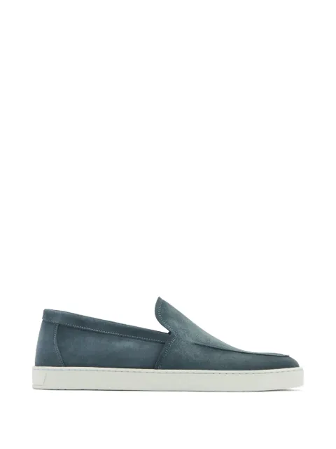 Magnanni suede slip-on loafers