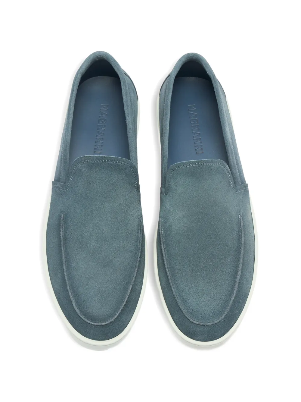 Magnanni suede slip-on loafers Blauw