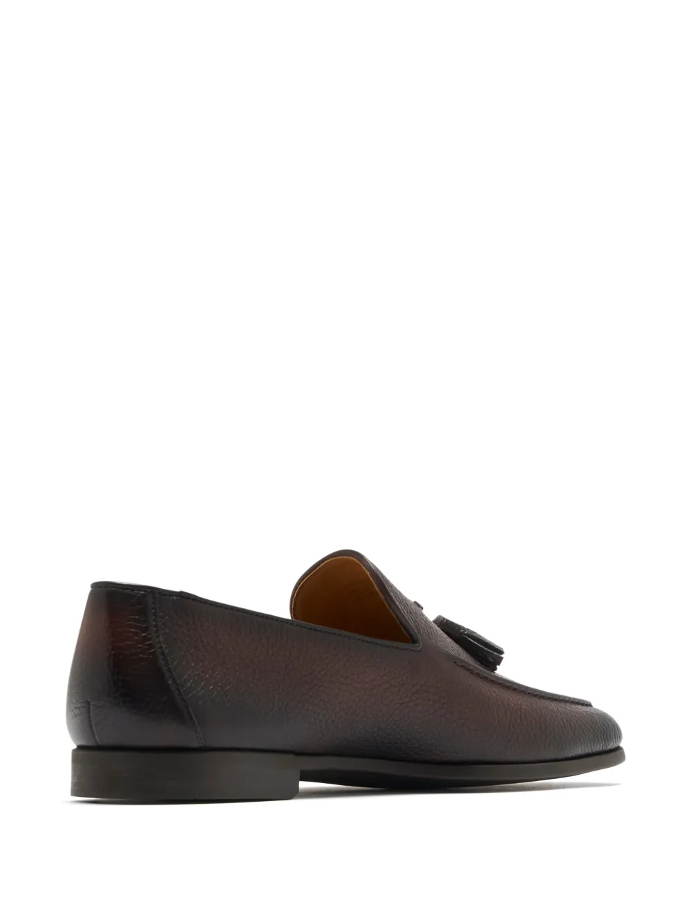 Magnanni tassel-detail grained leather loafers Bruin