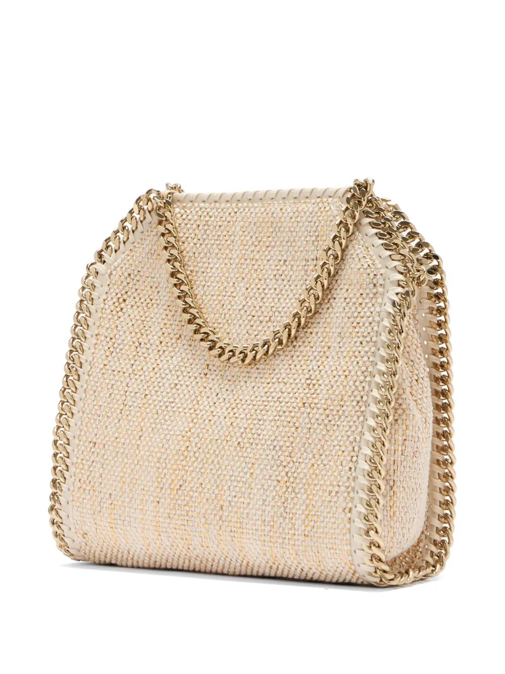 Stella McCartney Falabella shopper met ketting Beige