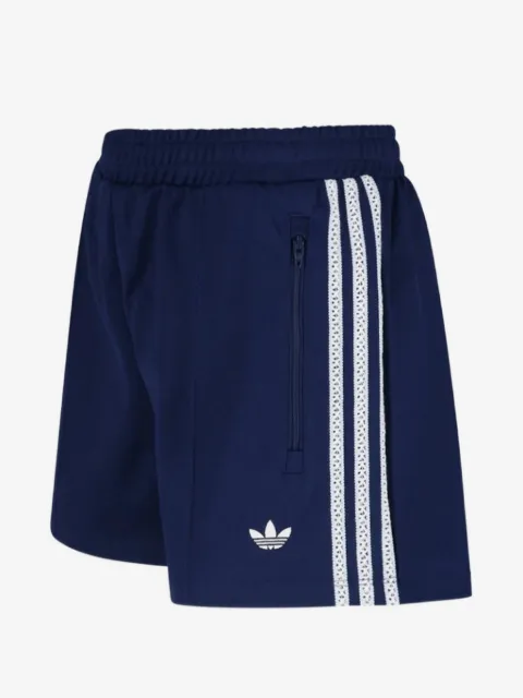 adidas short à logo brodé et finitions en dentelle