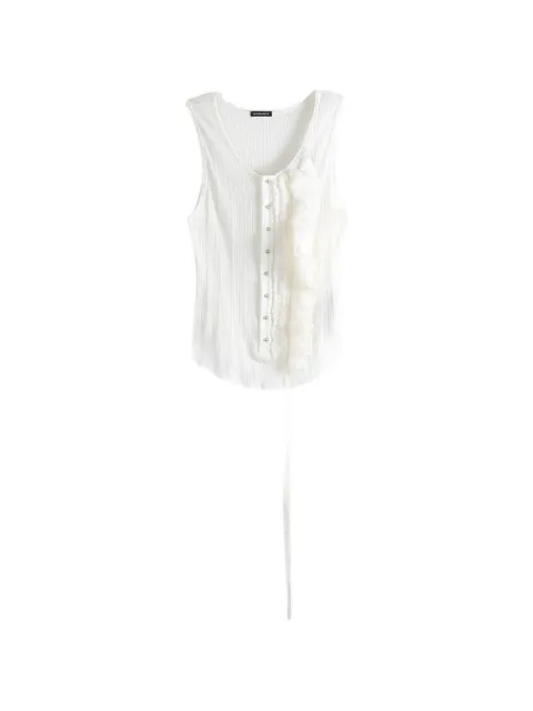 Ann Demeulemeester Rase Serafino ruffled tank top