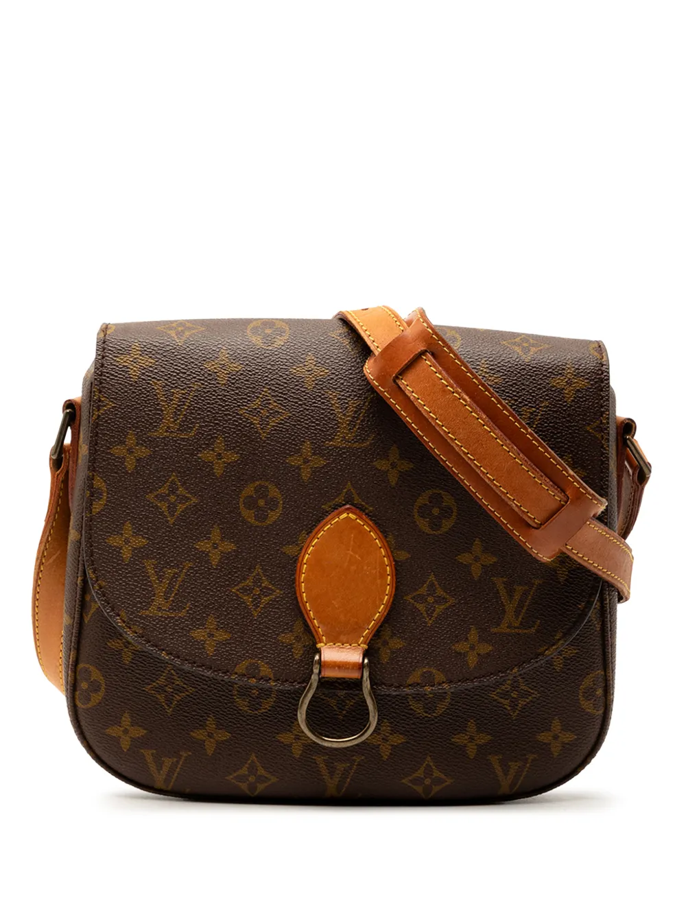 Louis Vuitton Pre-Owned 1980-1990 Monogram Saint Cloud GM crossbody bag - Marrone