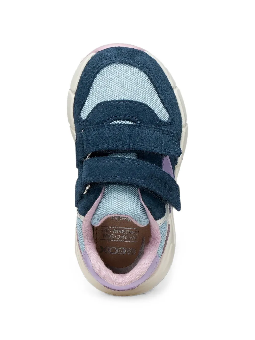 Geox Kids Flexyper touch-strap sneakers Blauw