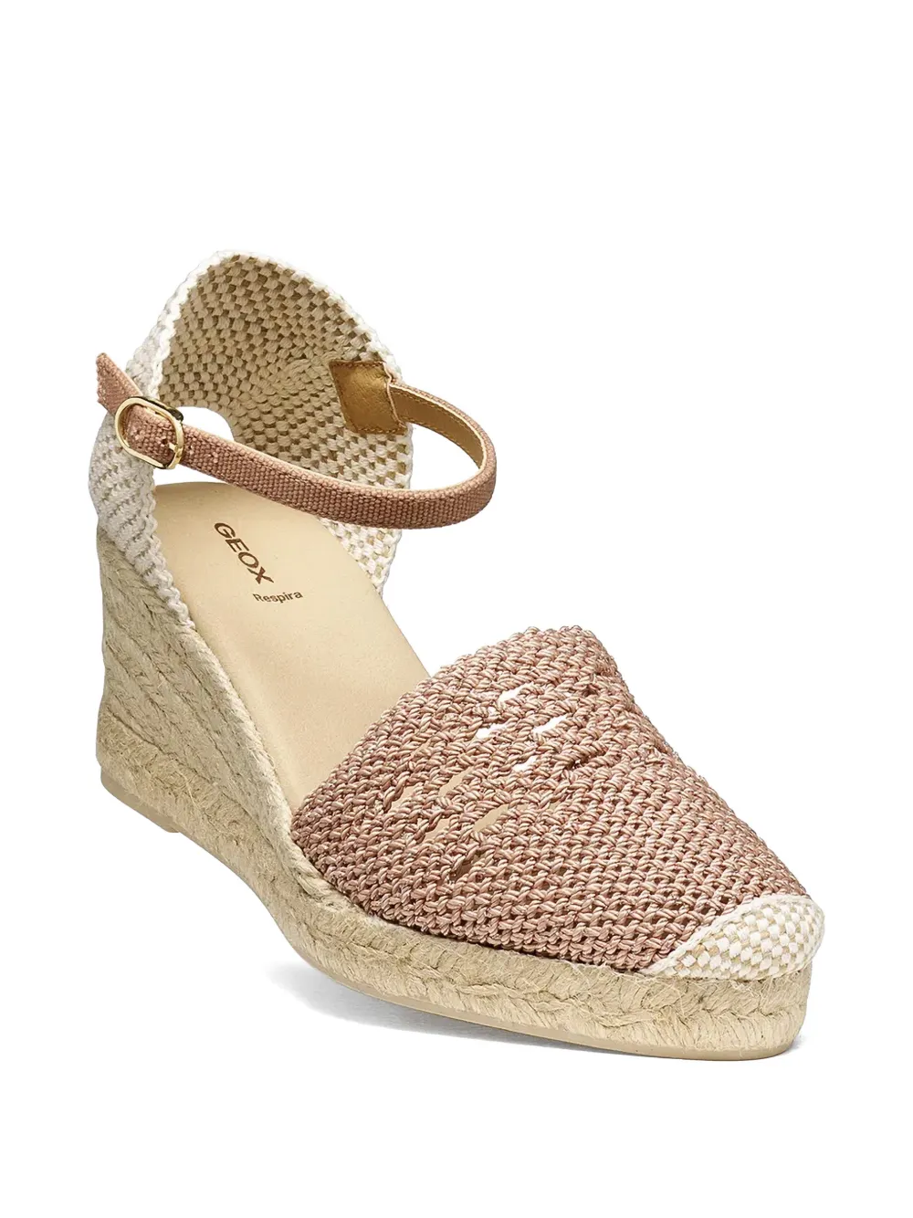 Geox Gelsa Low wedge espadrilles Beige