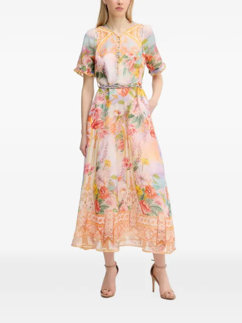 Hale Bob Cyrilla floral-print belted maxi dress