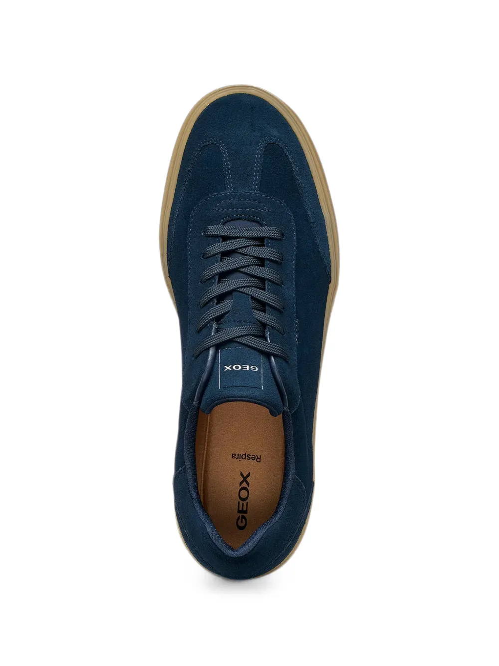 Geox Baltmoore suede lace-up sneakers Blauw