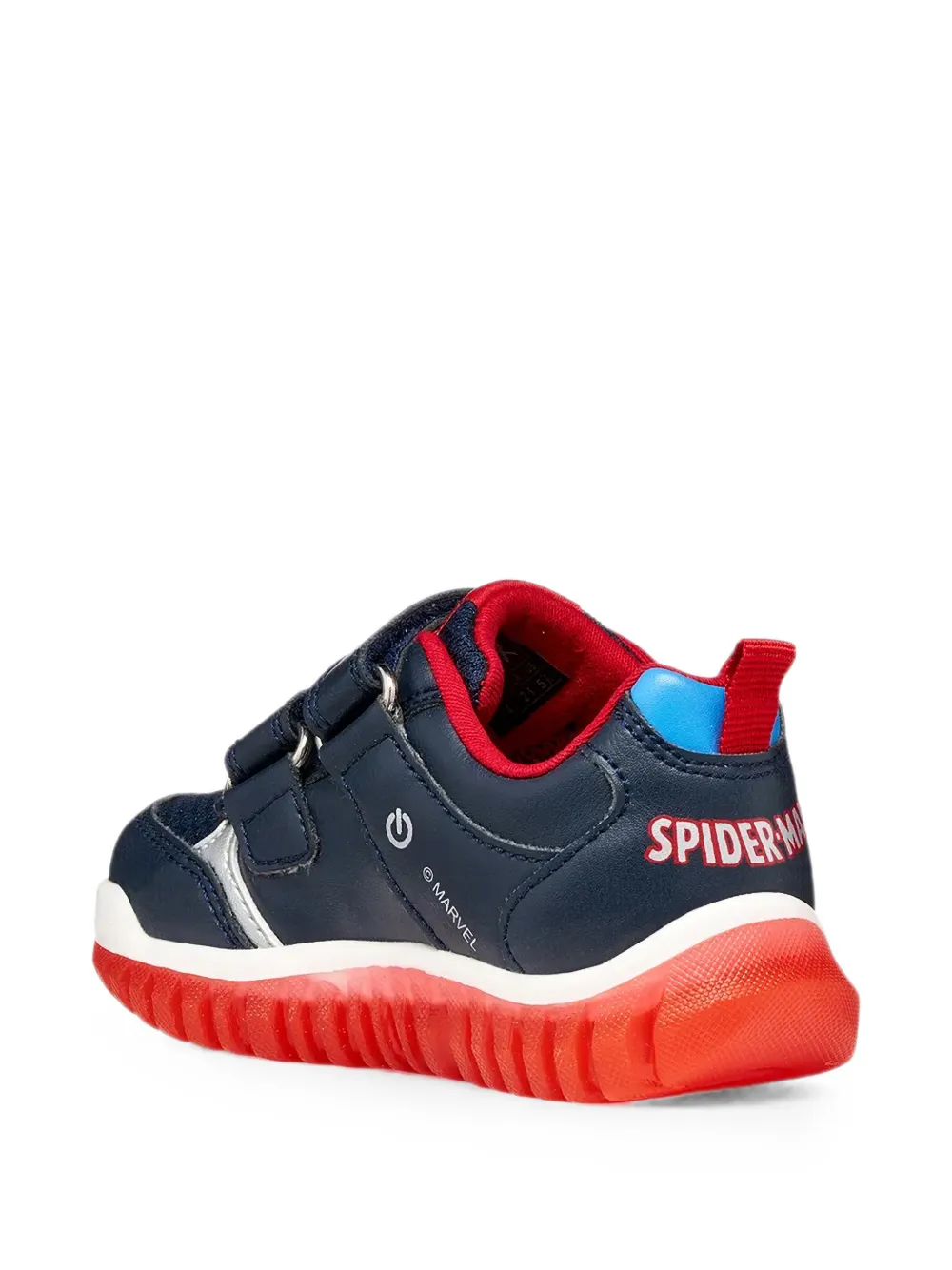 Geox Kids x Marvel Spider-Man touch-strap sneakers Blauw