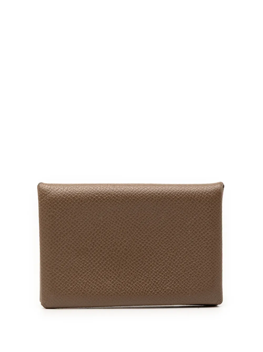 Hermès Pre-Owned 2011 Epsom Calvi card holder - Marrone