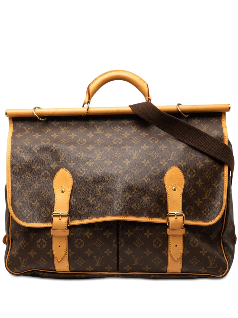 Louis Vuitton Pre-Owned 2002 Monogram Sac Chasse Hunting Bag travel bag - Brown