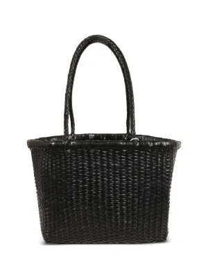 DRAGON DIFFUSION Mini Flat Gora Tote Bag | Black | FARFETCH