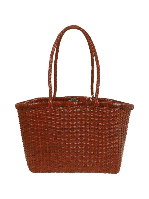 DRAGON DIFFUSION small B Weave leather tote bag