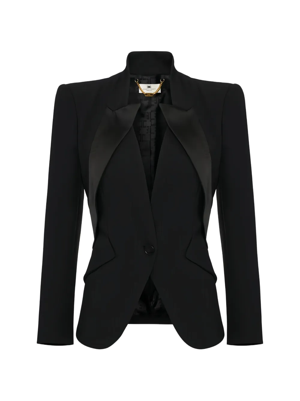 Elisabetta Franchi single-breasted jacket - Nero