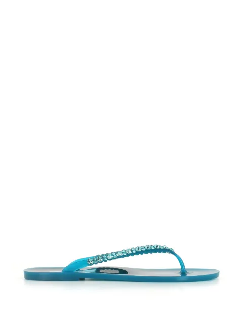 MENGHI crystal-embellished flip-flops