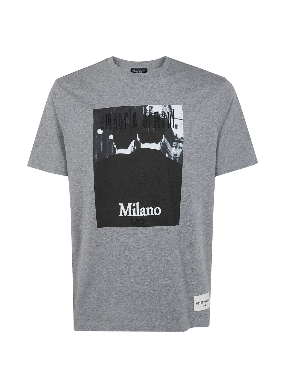 Emporio Armani Icon photo-print T-shirt - Grau