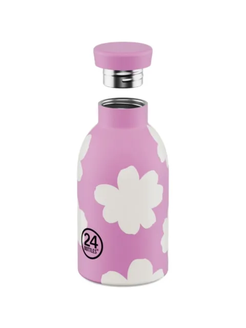 24bottles 330ml Clima flower-print bottle