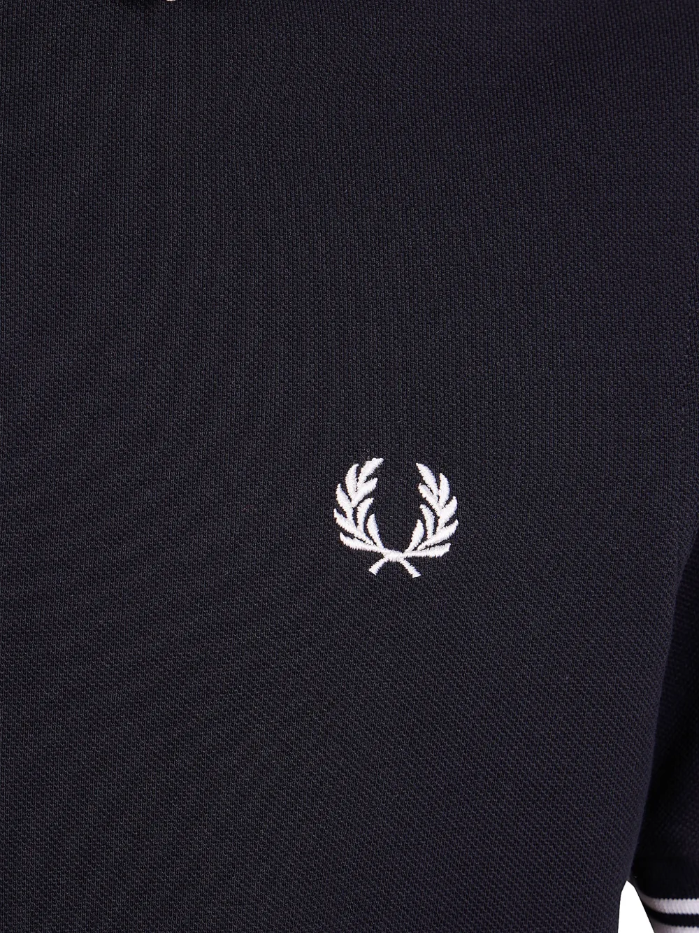  Fred Perry Polo Con Ribetes - Azul 