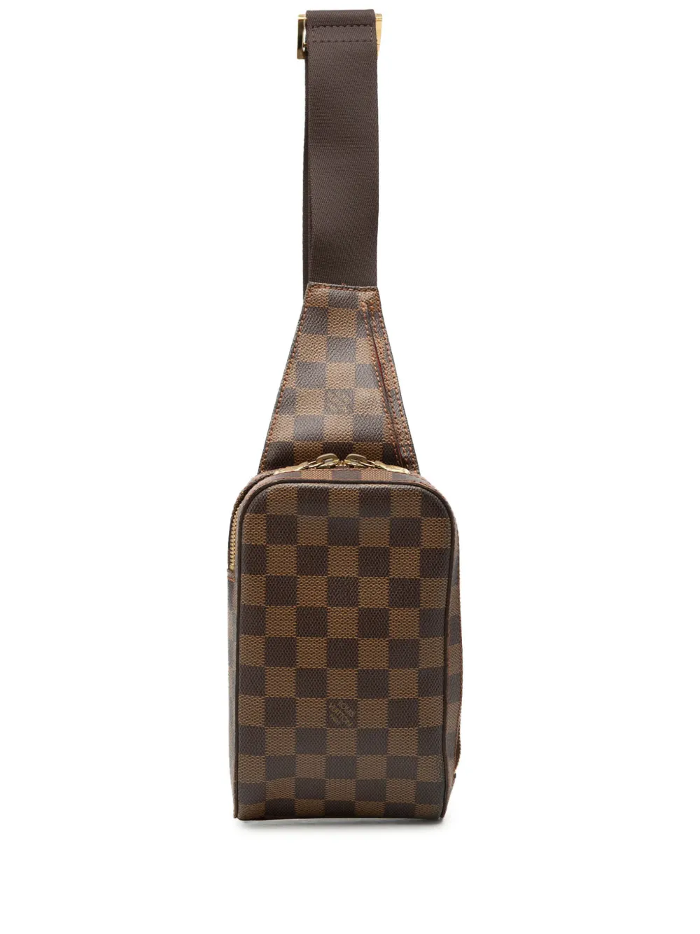 Louis Vuitton Pre-Owned 2004 Damier Ebene Geronimos crossbody bag - Marrone