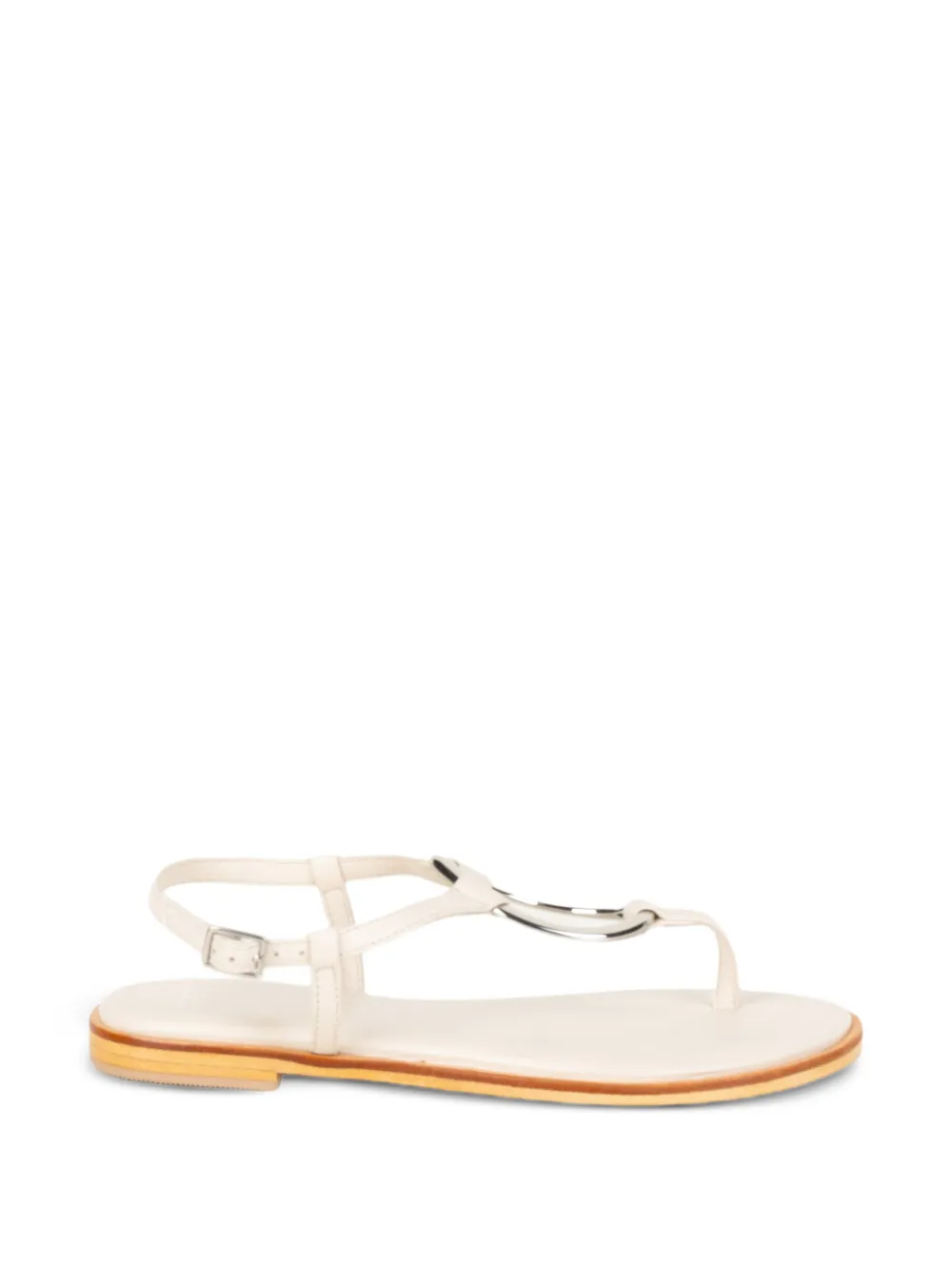 SPAZIO CORRIDONI 1 silver-tone hardware sandals