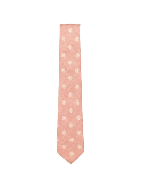 GIERRE MILANO floral-print silk tie