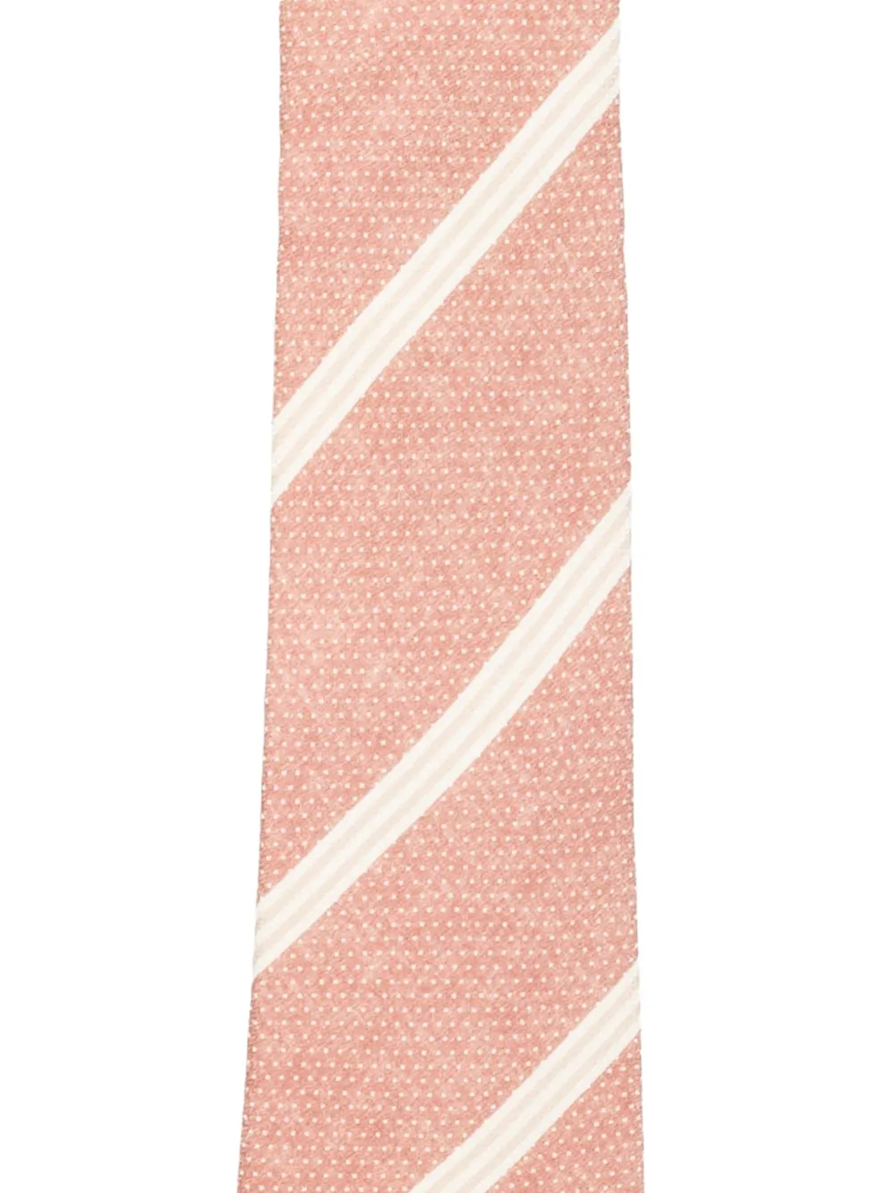 GIERRE MILANO Gestreepte stropdas Roze