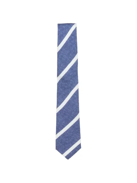 GIERRE MILANO stripe-pattern silk tie