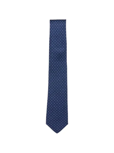 GIERRE MILANO polka-dot silk tie